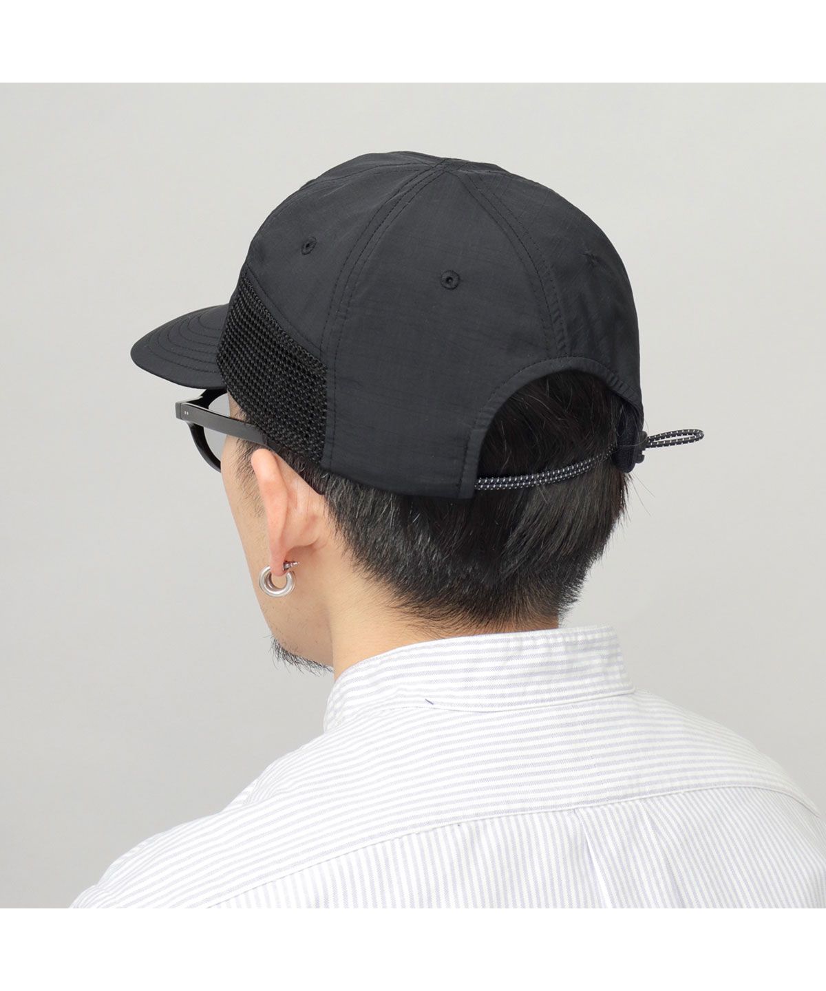 ベーシックエンチ Basiquenti キャップ 帽子 メッシュ ナイロン