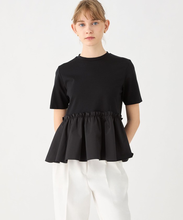 セール】ジャージコンビ ペプラムプルオーバー(505987854) | Ballsey(Ballsey) - d fashion セール】ジャージコンビ ペプラムプルオーバー(505987854) | Ballsey(Ballsey) - d fashion