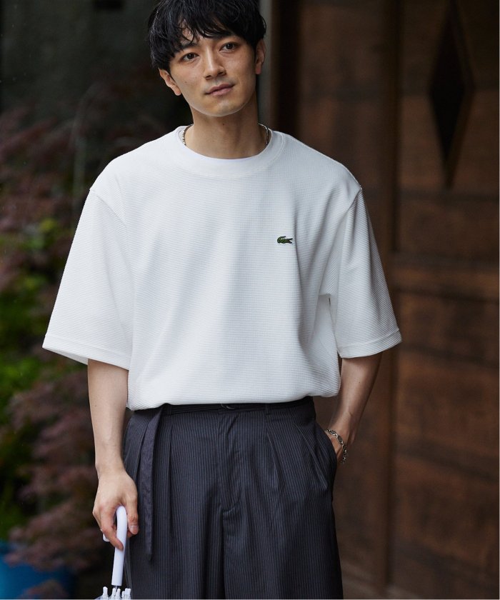 【LACOSTE × JOURNALSTANDARD relume】別注Tシャツ JOURNAL STANDARD relume｜LACOSTE / ラコステ 別注 ワッフル L