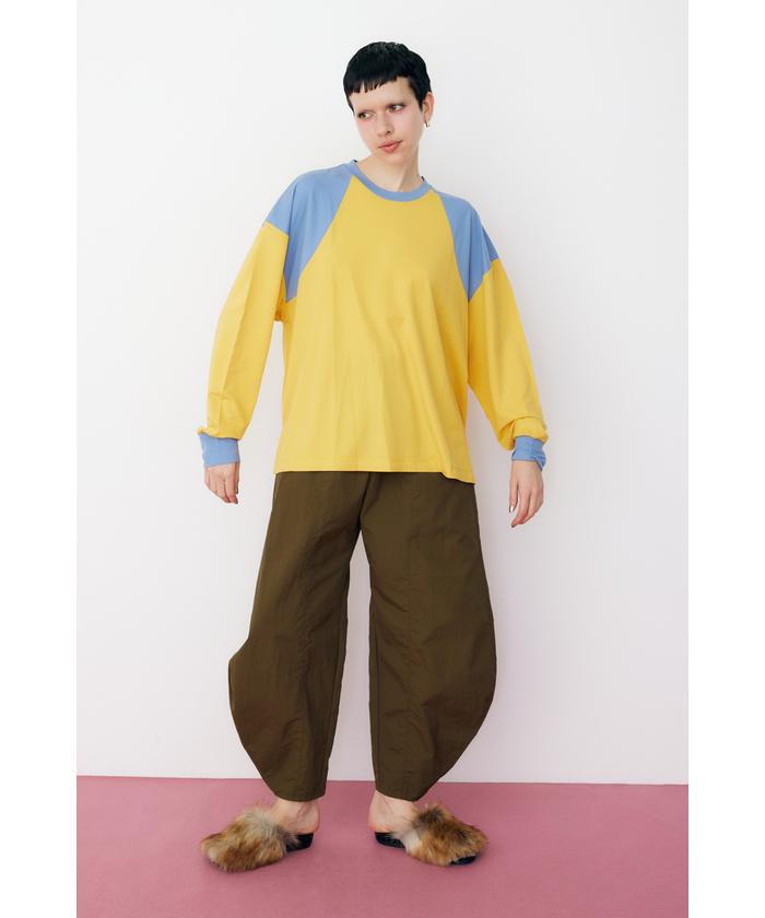 パンツ Cocoon hem taffeta pants HeRIN.CYE ［予約］Cocoon hem taffeta pants RED -ファッション