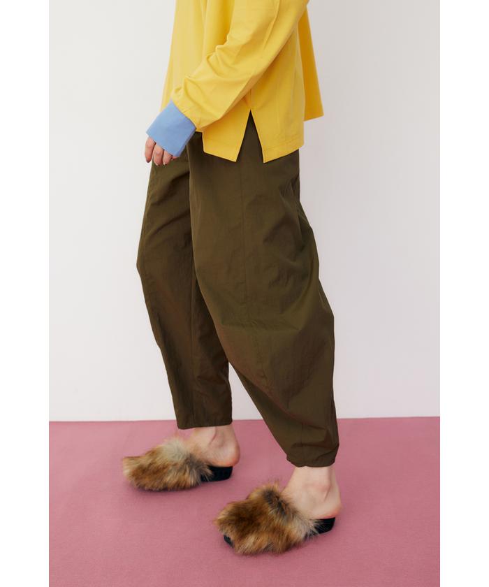 Cocoon hem tafta pants(505988301) | ヘリンドットサイ(HeRIN