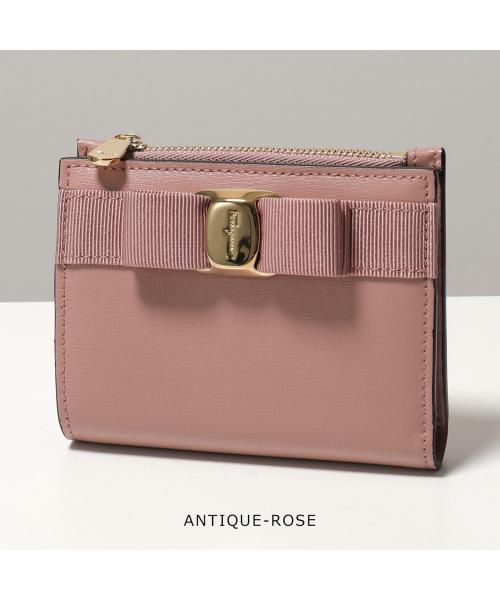 セール 23%OFF】SALVATORE FERRAGAMO 二つ折り財布 22E009