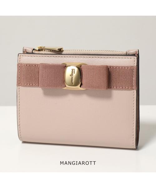 セール 23%OFF】SALVATORE FERRAGAMO 二つ折り財布 22E009