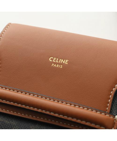 CELINE フォンポーチ 10G332CQD.04LU レザー スマホケース