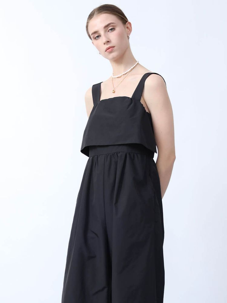 アーガ Aga Aga Black ショルダーショールオールインワン