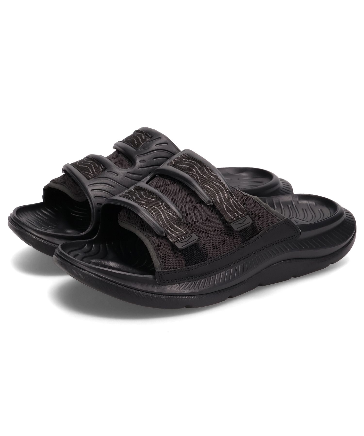 ホカオネオネ リカバリーサンダル Black 25cm HOKA ONE ONE ホカオネオネ サンダル リカバリーサンダル