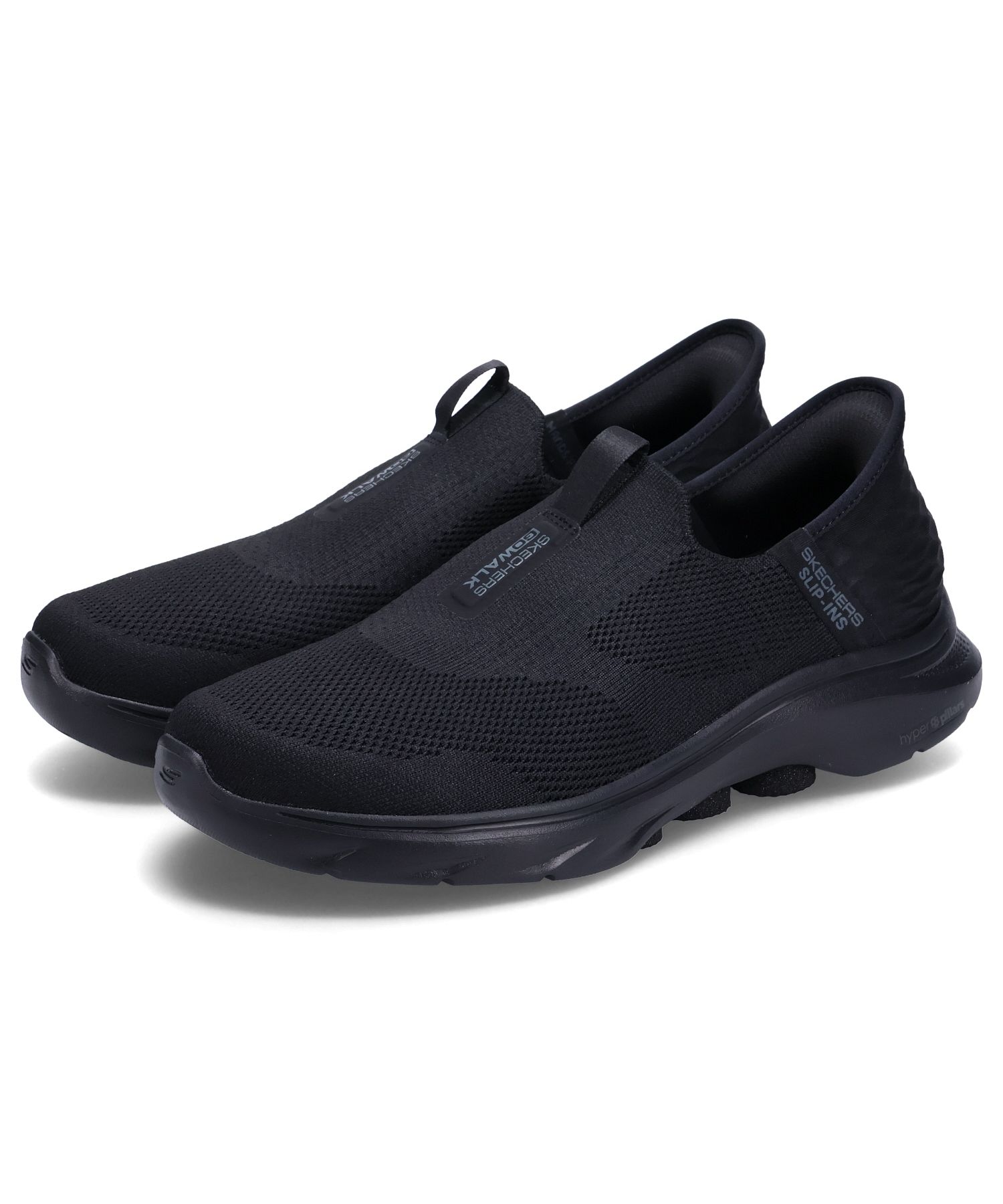 スケッチャーズ　Skechers スリッポン スニーカー 黒 スケッチャーズ SKECHERS スリップインズ ハンズフリー ゴー