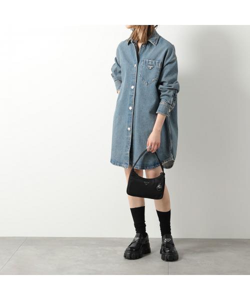 ♪直営店♪PRADA モノリス レザー ローファー 1D649M PRADA ローファー モノリス 1D649M B4L ブラッシュドレザー