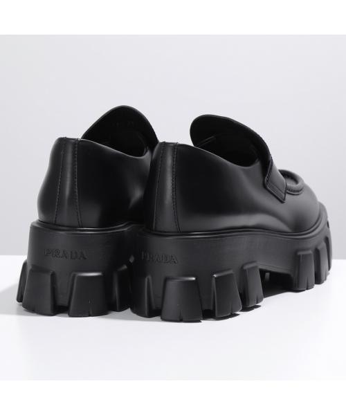 PRADA ローファー モノリス 1D649M B4L ブラッシュドレザー