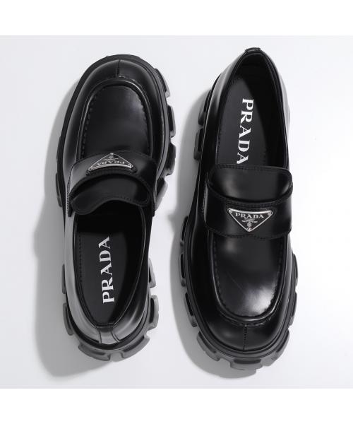 PRADA ローファー モノリス 1D649M B4L ブラッシュドレザー