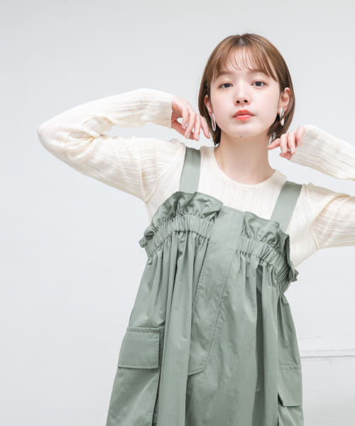 セール 60%OFF】ランダムRIBシアーニット(505990438