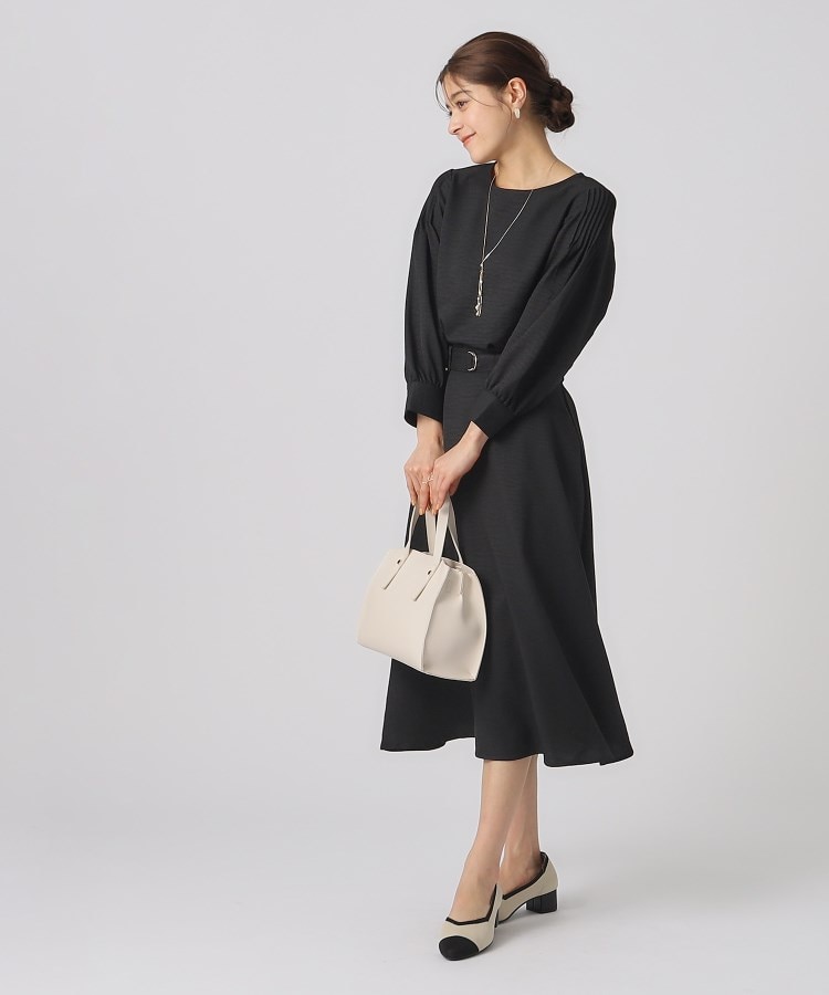 【ROMEOGIGLI】長袖 ドレスシャツ ブラウス 前タック きれいめ セール 20%OFF】【無理せずキレイ/セットアップ可】お袖タック