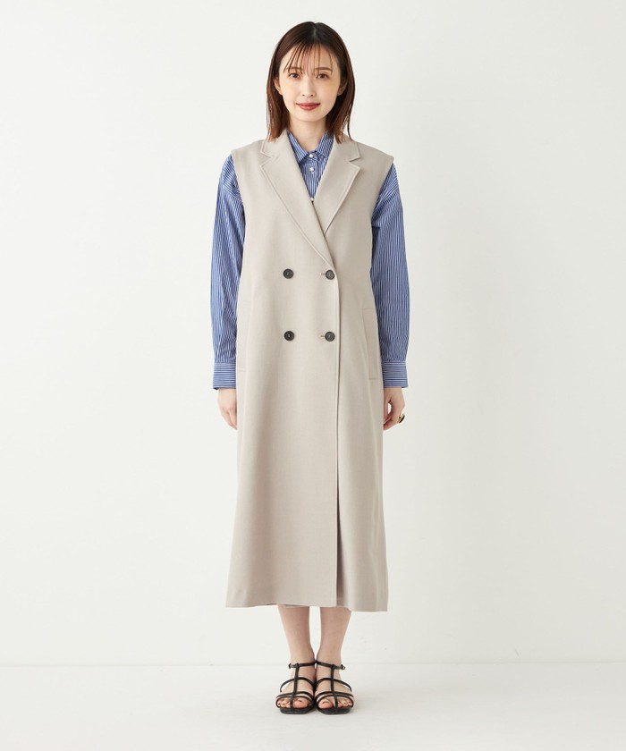 セール 50%OFF】SHIPS Colors:〈手洗い可能〉2WAY ジレ セール 50%OFF】SHIPS Colors:〈手洗い可能〉2WAY ジレ