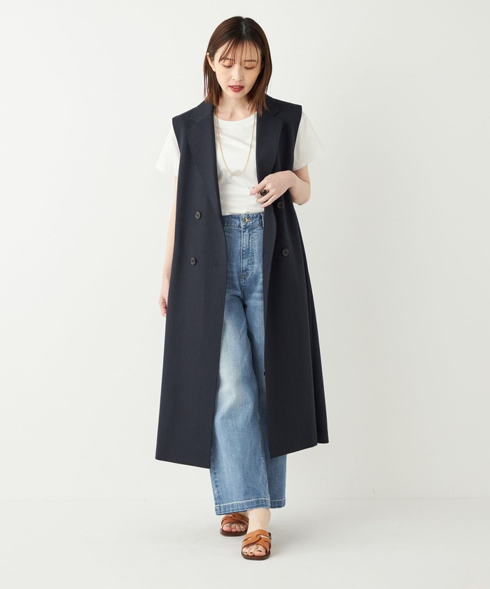 セール 50%OFF】SHIPS Colors:〈手洗い可能〉2WAY ジレ セール 50%OFF】SHIPS Colors:〈手洗い可能〉2WAY ジレ
