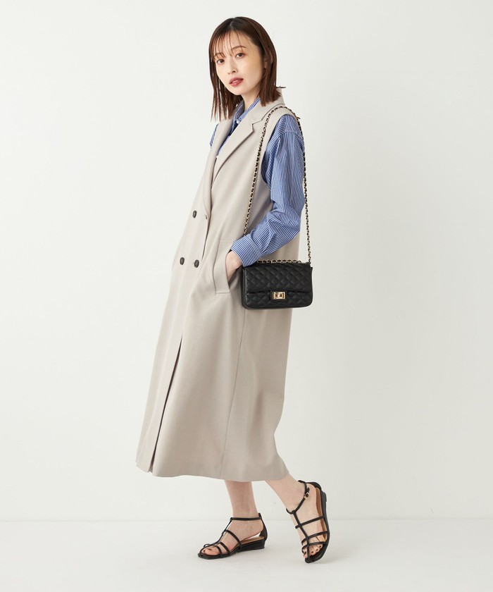 セール 50%OFF】SHIPS Colors:〈手洗い可能〉2WAY ジレ セール 50%OFF】SHIPS Colors:〈手洗い可能〉2WAY ジレ