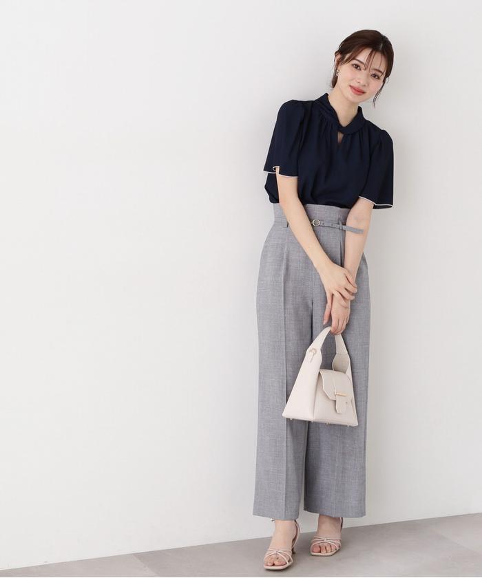 楽天市場】【SALE／10%OFF】タックフレアスリーブブラウス