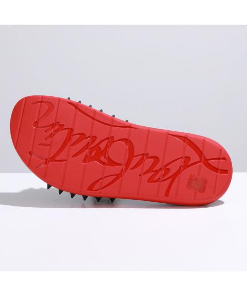 クリスチャンルブタン 厚底 サンダル ピンク シャワー プール レザー クリスチャン ルブタン Christian Louboutin Christian