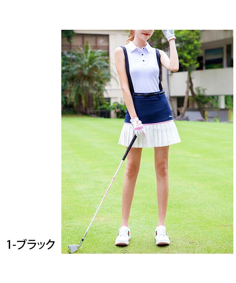 ゴルフ G/FORE レディース トップス ノースリーブ シャツ（ブラック） ゴルフ G/FORE レディース トップス ノースリーブ シャツ