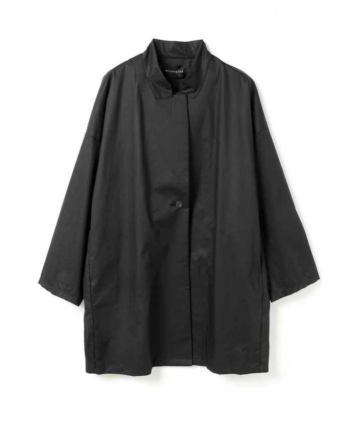 mizuiro ind スタンドカラーワイドジャケット セール 30%OFF】mizuiro ind スタンドカラーワイドジャケット