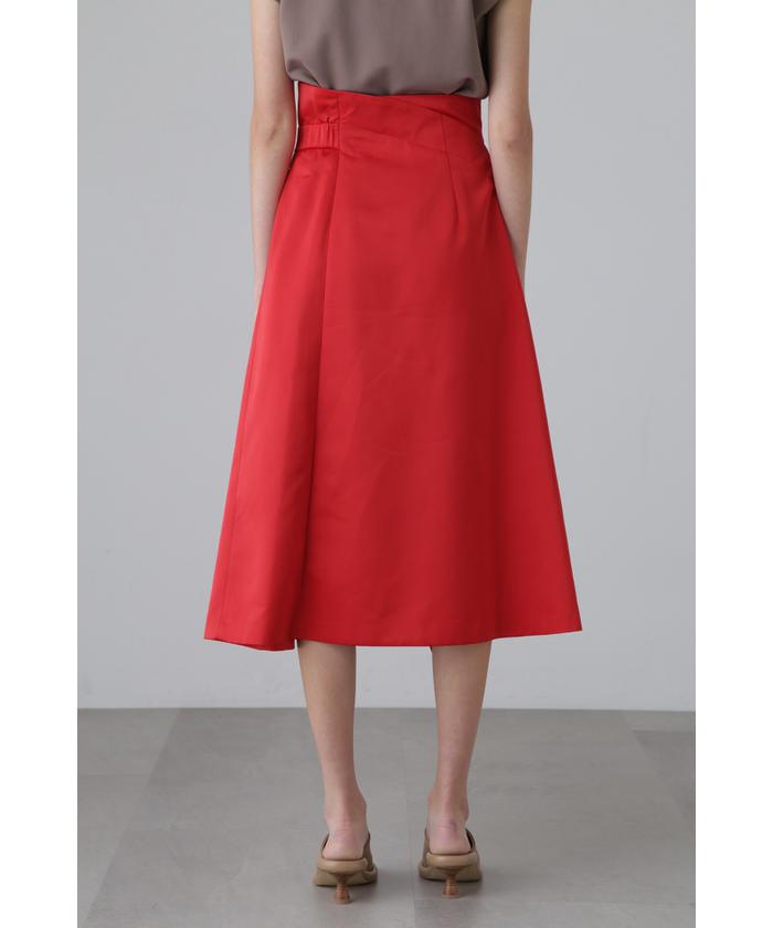 ADORE ブラック フレア ブライトサテンスカート サイズ38 セール