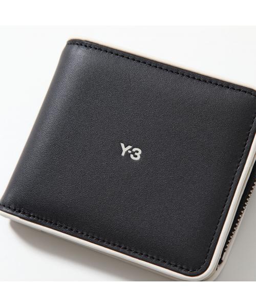 Y-3 財布】（Y-3 二つ折り財布 黒 収納袋付き）