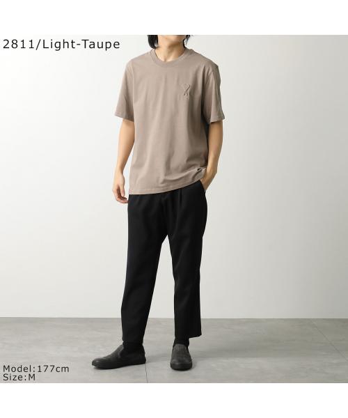 【AMI PARIS】 アミ パリス AMI DE COEUR エンボスロゴ Tシャツ AMI PARIS□エンボスロゴ MI DE COEUR Tシャツ (AMI PARIS/T