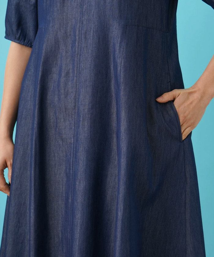 セール 52%OFF】洗えるデニム調ワンピース(505909157) | レリアン(Leilian) - d fashion セール 52%OFF】洗えるデニム調ワンピース(505909157) | レリアン(Leilian) - d fashion