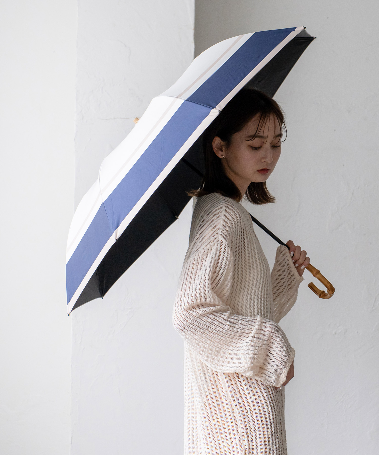 CELINE 晴雨兼用 木製ハンドル 68cm（centelleo（センテリオ）の