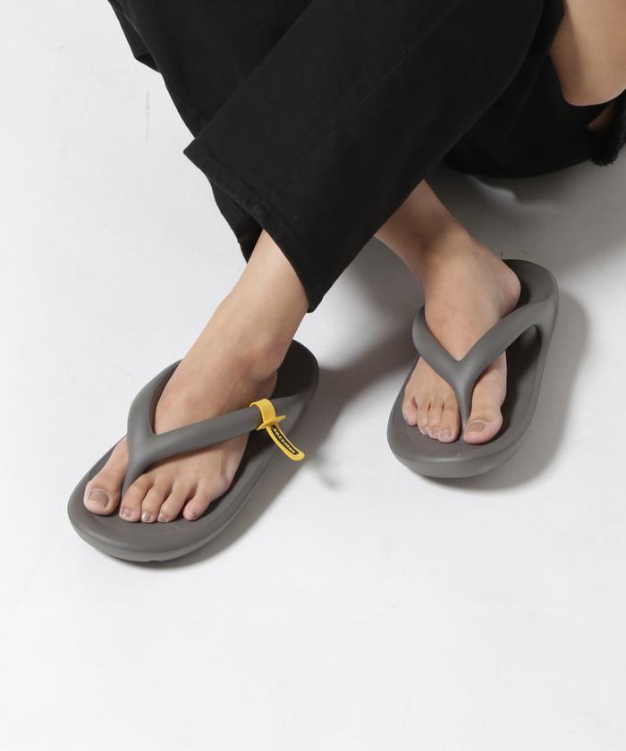 夏の足元に洗練を! SALTIE FLIP FROP サンダル (イエロー) TAW&TOE - ZEROVITY Flip Flop OG リカバリーサンダル Lemon