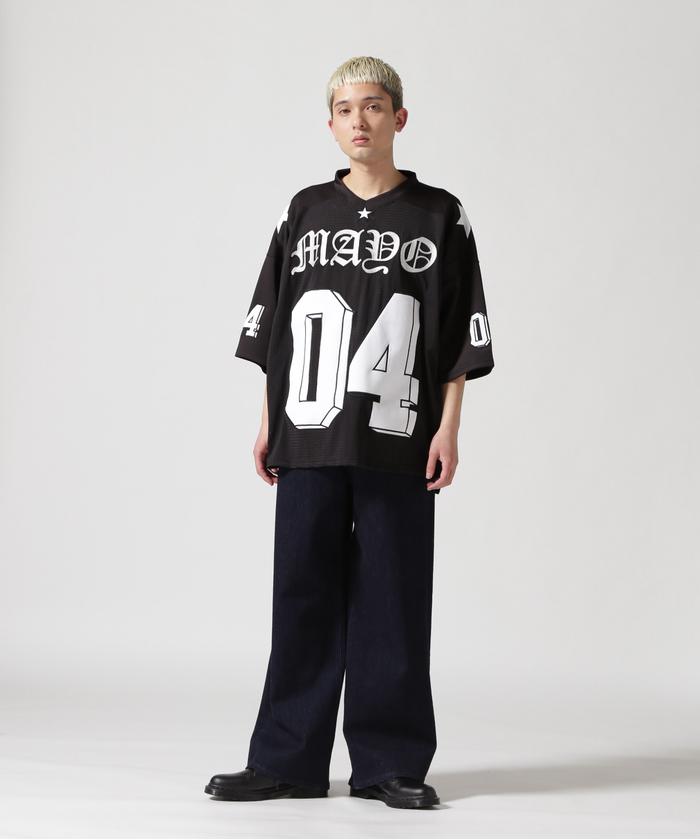 mayo メイヨー　tシャツ セール】MAYO/メイヨー/THORNS EMBROIDERY GAME SHIRT（Tシャツ