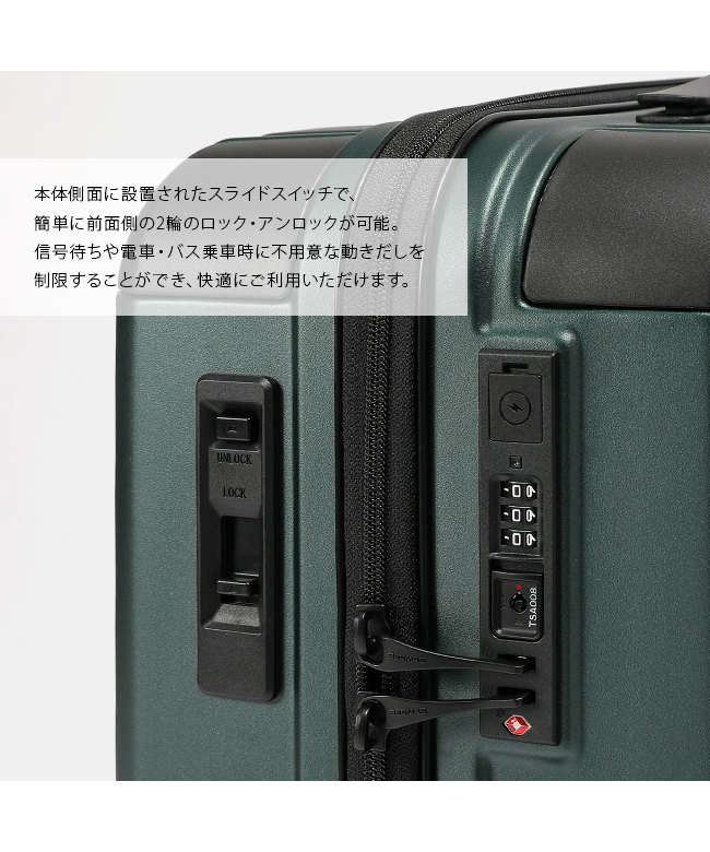 バーマス BERMAS バーマス スーツケース Mサイズ 54L 軽量 中型
