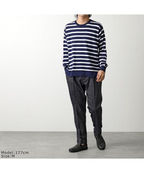 セール】JOHN SMEDLEY セーター TELLER テラー 長袖 ボーダー