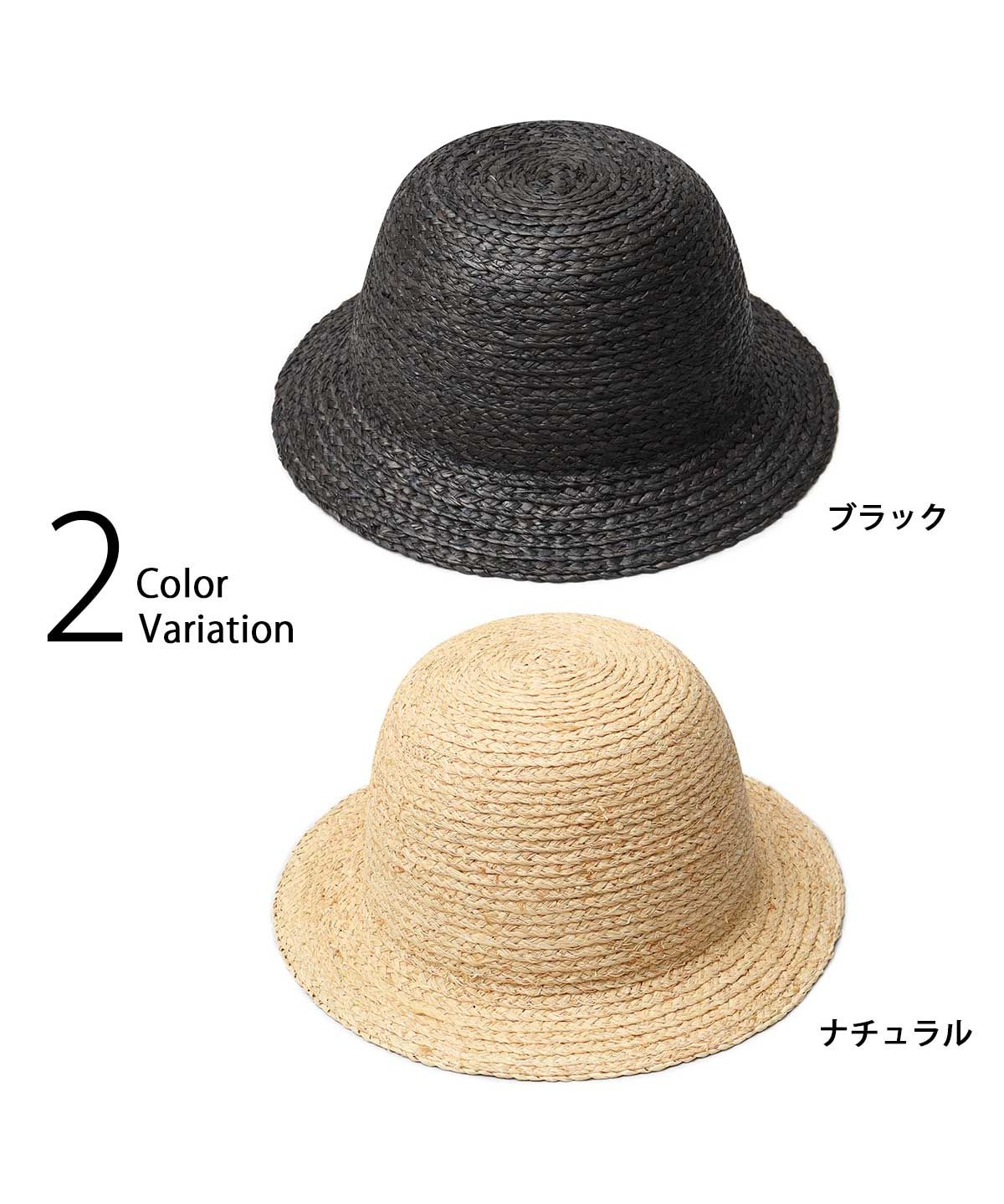 ベーシックエンチ Basiquenti 麦わら帽子 ストローハット 帽子