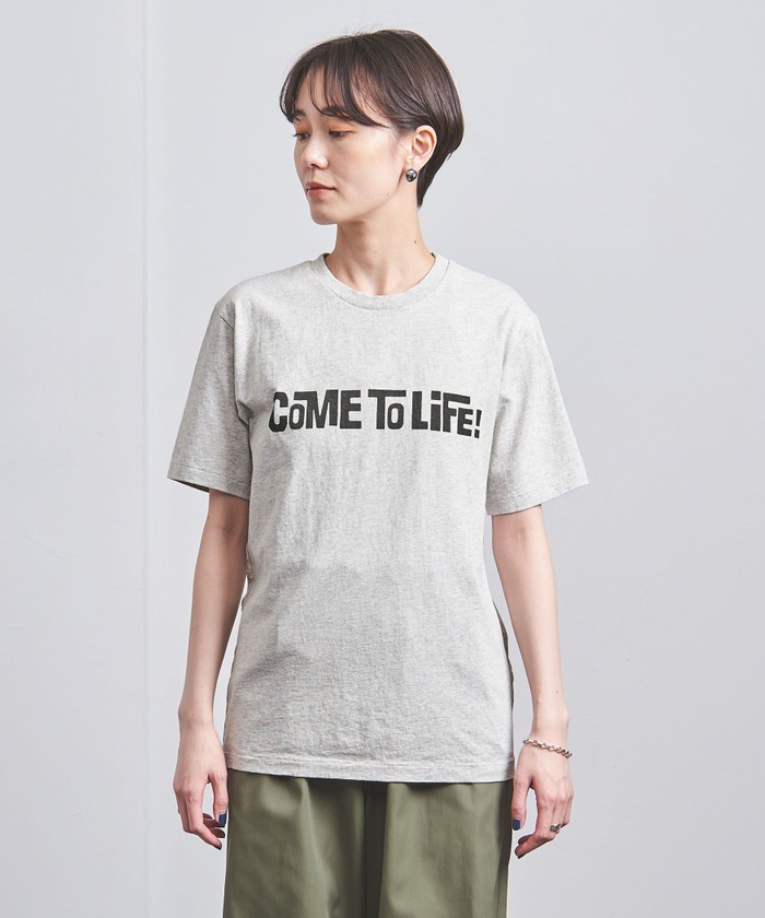 新品Tシャツ☆オズモーシス好きships好きユナイテッドアローズ好きHAKUに UNITED ARROWS - 【別注】＜EIZIN SUZUKI＞ PRINT TシャツSize