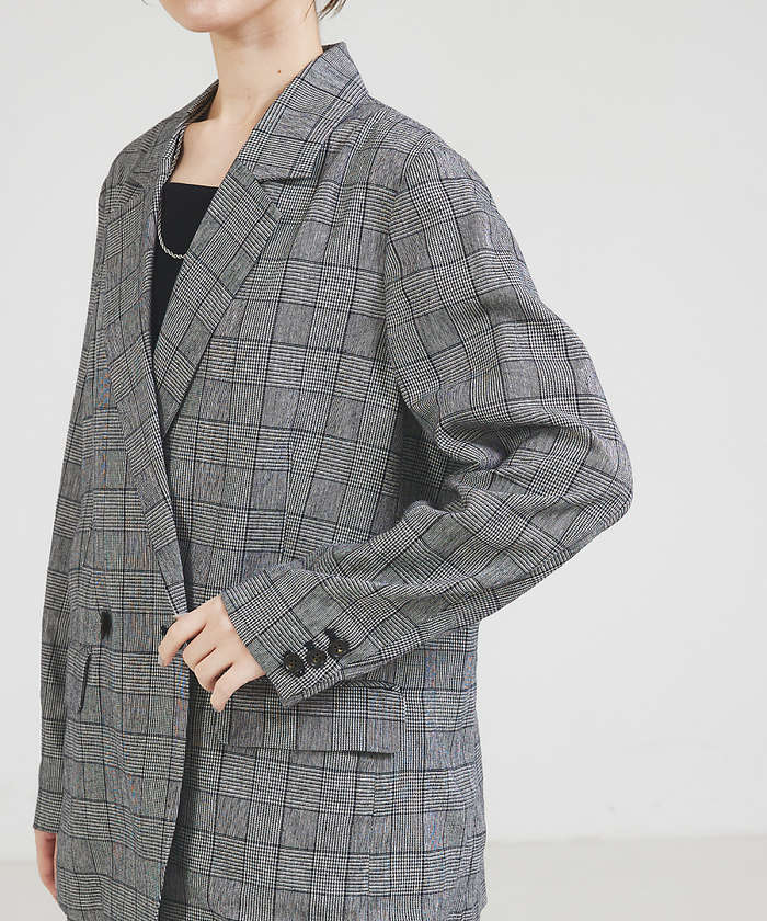 セール 30%OFF】【セットアップ対応】リネングレンチェック
