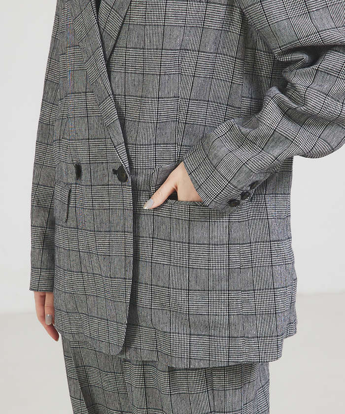 セール 30%OFF】【セットアップ対応】リネングレンチェック