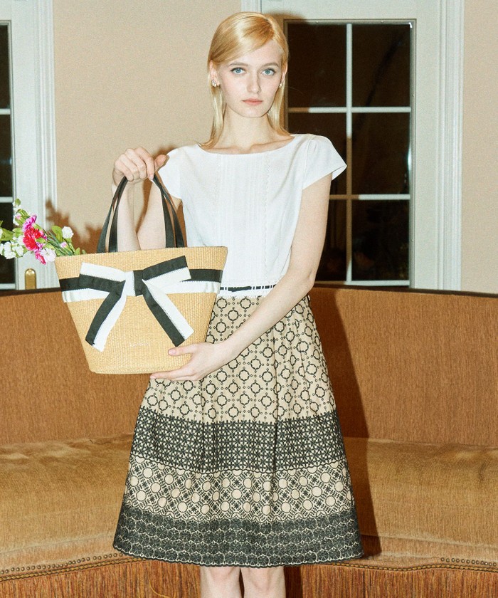 BICOLOR RIBBON BASKET かごバッグ(505996981) | TOCCA(TOCCA