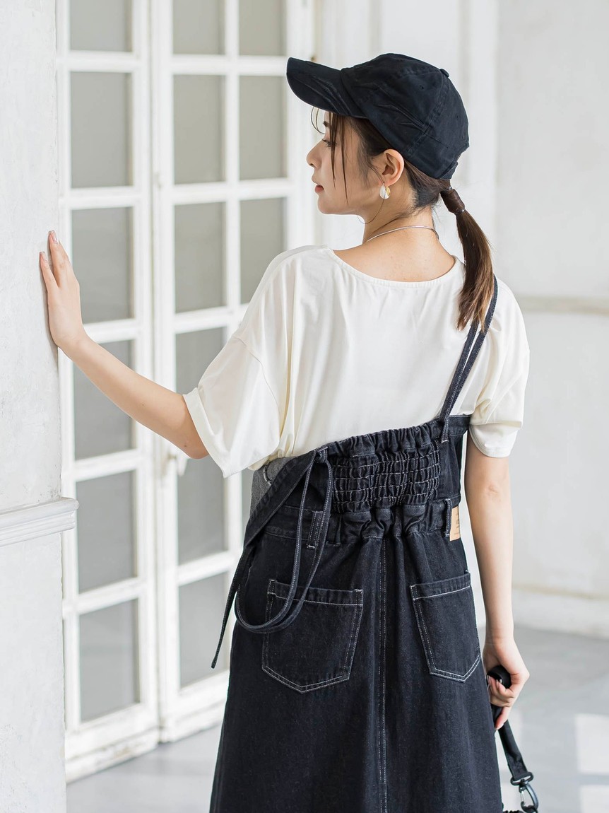 BURBERRY デニム サロペットスカート Anne number of 7 デニムサロペットスカート インディゴ by