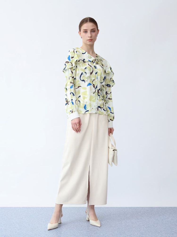 セール 27%OFF】アーガ Aga ボタニカルジオメタリックプリント
