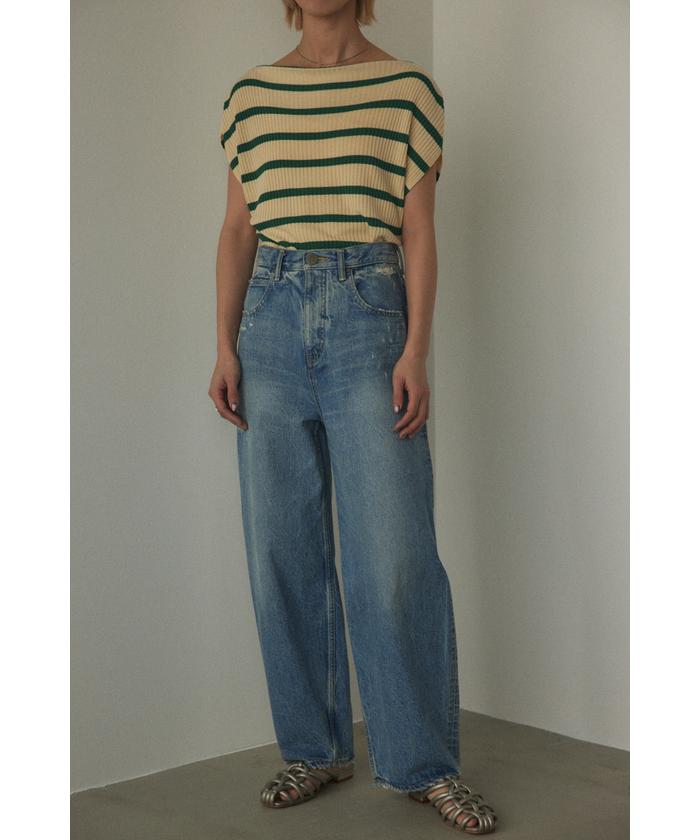 BLACK BY MOUSSY | PUNA vintage long denim (ワイド ) |SHEL