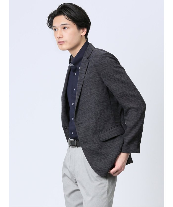 良品】ウィムガゼット リネン混ノーカラージャケット 春夏