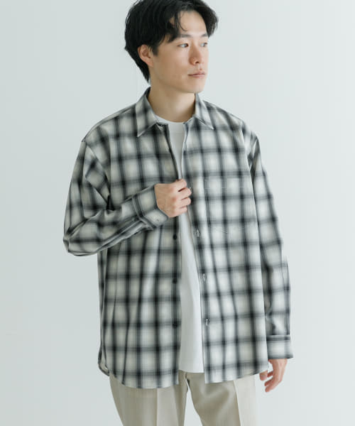 creative drug store オープンカラーシャツ　Lサイズ Starting Over シャツ TR 半袖 オープンカラーシャツ/レディース
