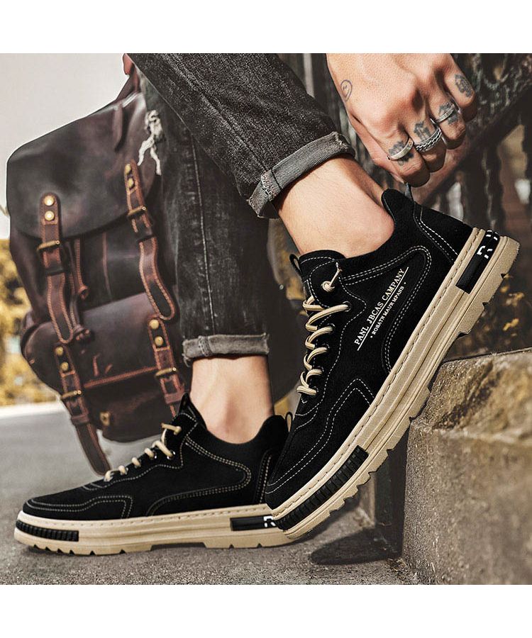 VERY♥Chic..ウール∽究極な大人のルージュx黒elegance.・ シュベック SVEC スニーカー メンズ 厚底 おしゃれ 厚底