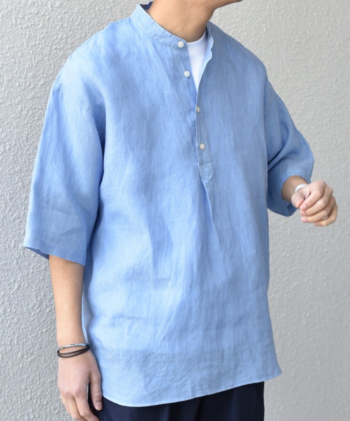SPAO zeroni LINE FRIENDS 半袖 パジャマ (LIGHT BLUE) マルチラインストライプN[5分袖パジャマ] | KID BLUE OFFICIAL