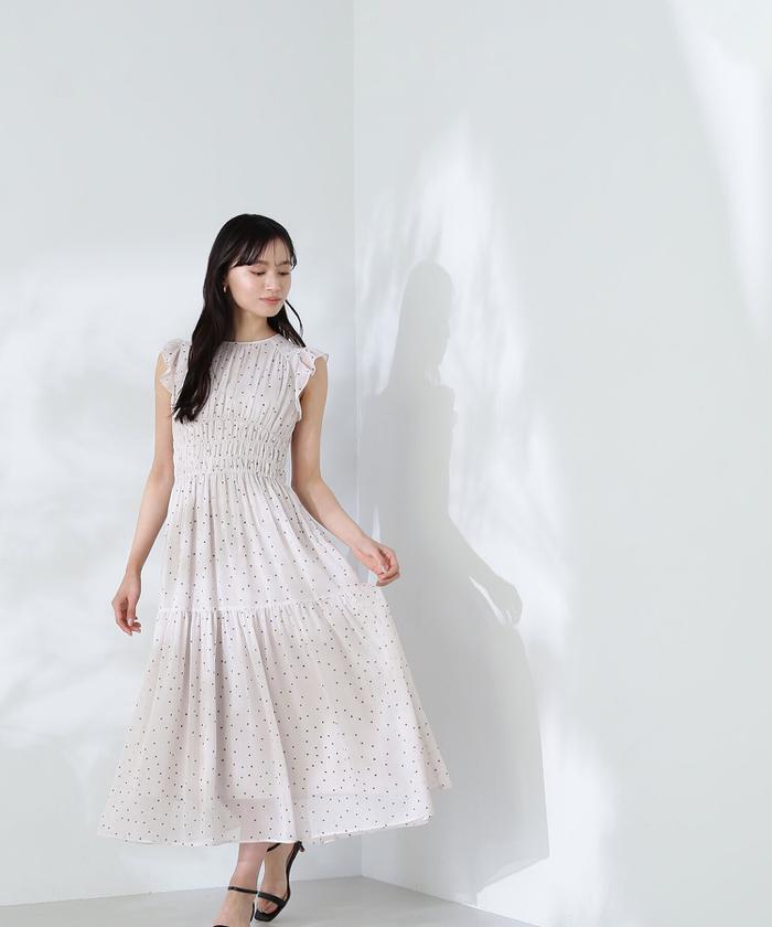楊柳フリルスリーブワンピース NATURAL BEAUTY BASIC 楽天市場】楊柳フリルスリーブワンピース NATURAL BEAUTY BASIC