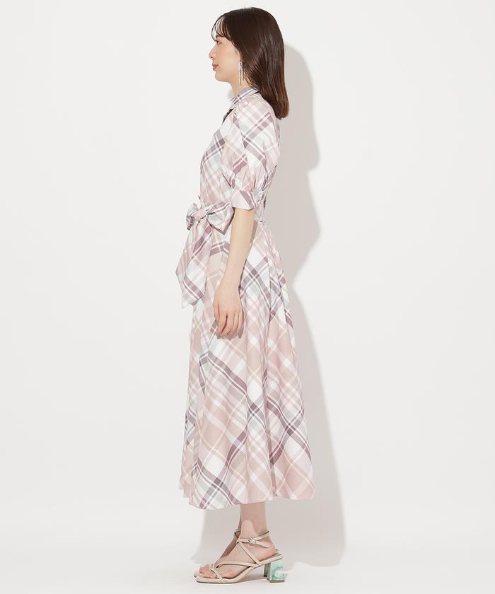 セール 50%OFF】オリジナルチェックワンピース(506000957