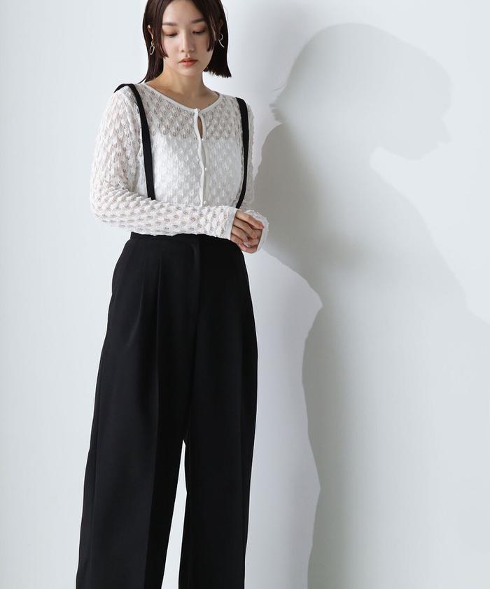 セール 50%OFF】透かし編みニットアンサンブル(506000986