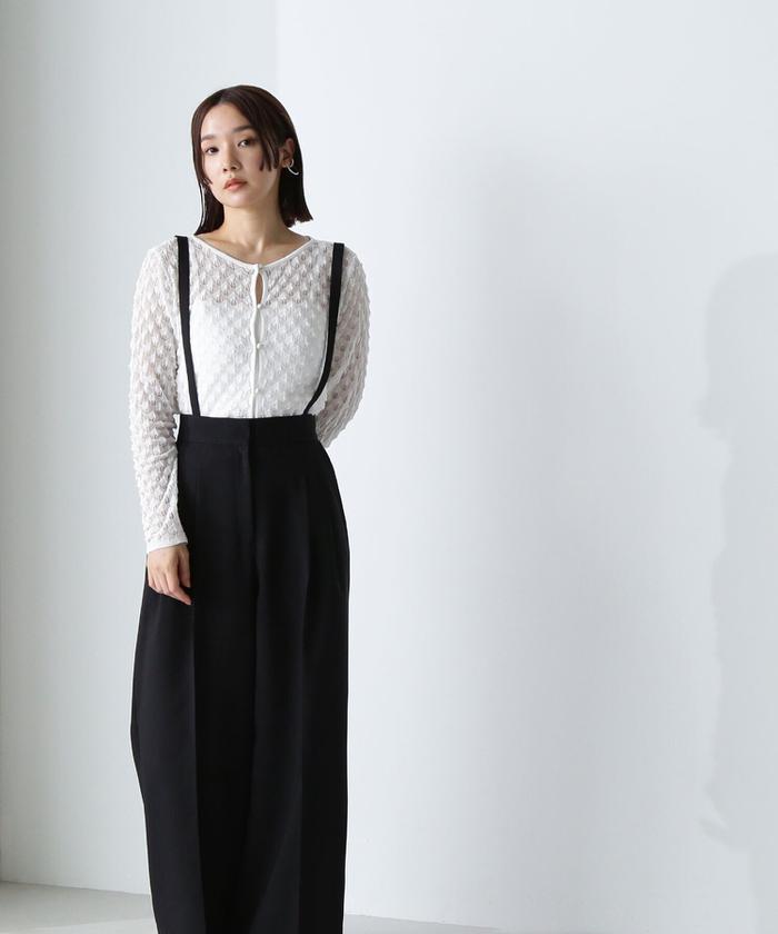 セール 50%OFF】透かし編みニットアンサンブル(506000986