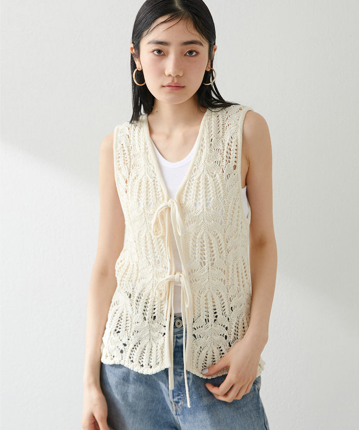 DEUXIEME CLASSE - 新品未使用タグなしウィムガゼットグレーカシミアワッフルニット Remind me and forever/【人気シリーズ】ヤクタッチハーフZIP