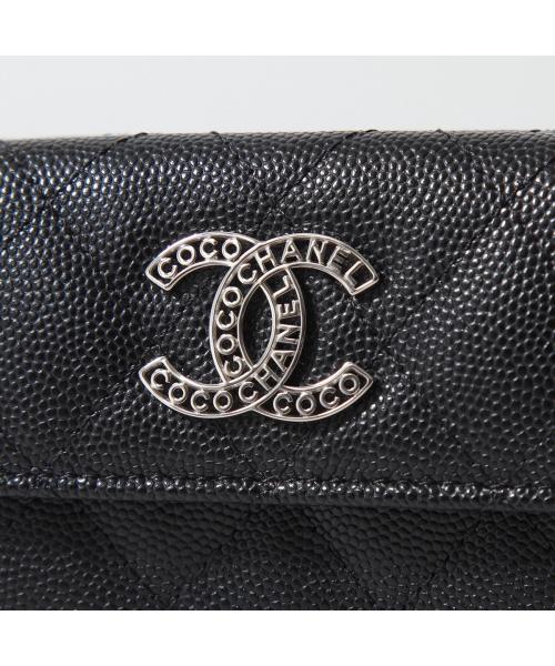 シャネル CHANEL CHANEL 三つ折り財布 AP3827 B15620 MATELASSE
